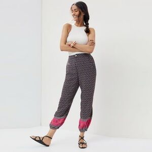 Anthropologie Multicolor Patterned Cropped Pants
